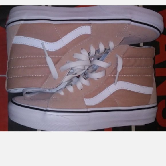 Vans Sk8-Hi Mahogany Rose/True White Men's 4/Women's 5.5 VN0A38GEQQ6 - Picture 9 of 12